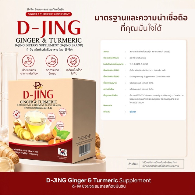 ข้อมูลภาพที่ 4 สินค้า D-Jing