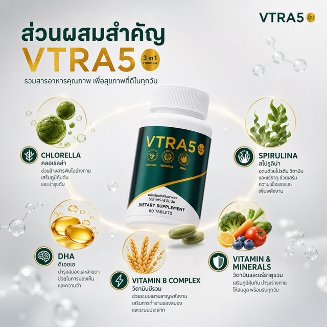 ข้อมูลภาพที่ 3 สินค้า VTRA5