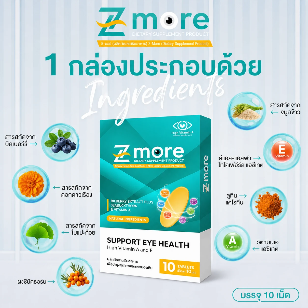 ภาพส่วนประกอบสำคัญของ Z-more